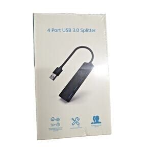 4 Ports Hub Splitter USB A Hub 3.0 High Speed Adapter Multi Desktop PC‎ Laptop